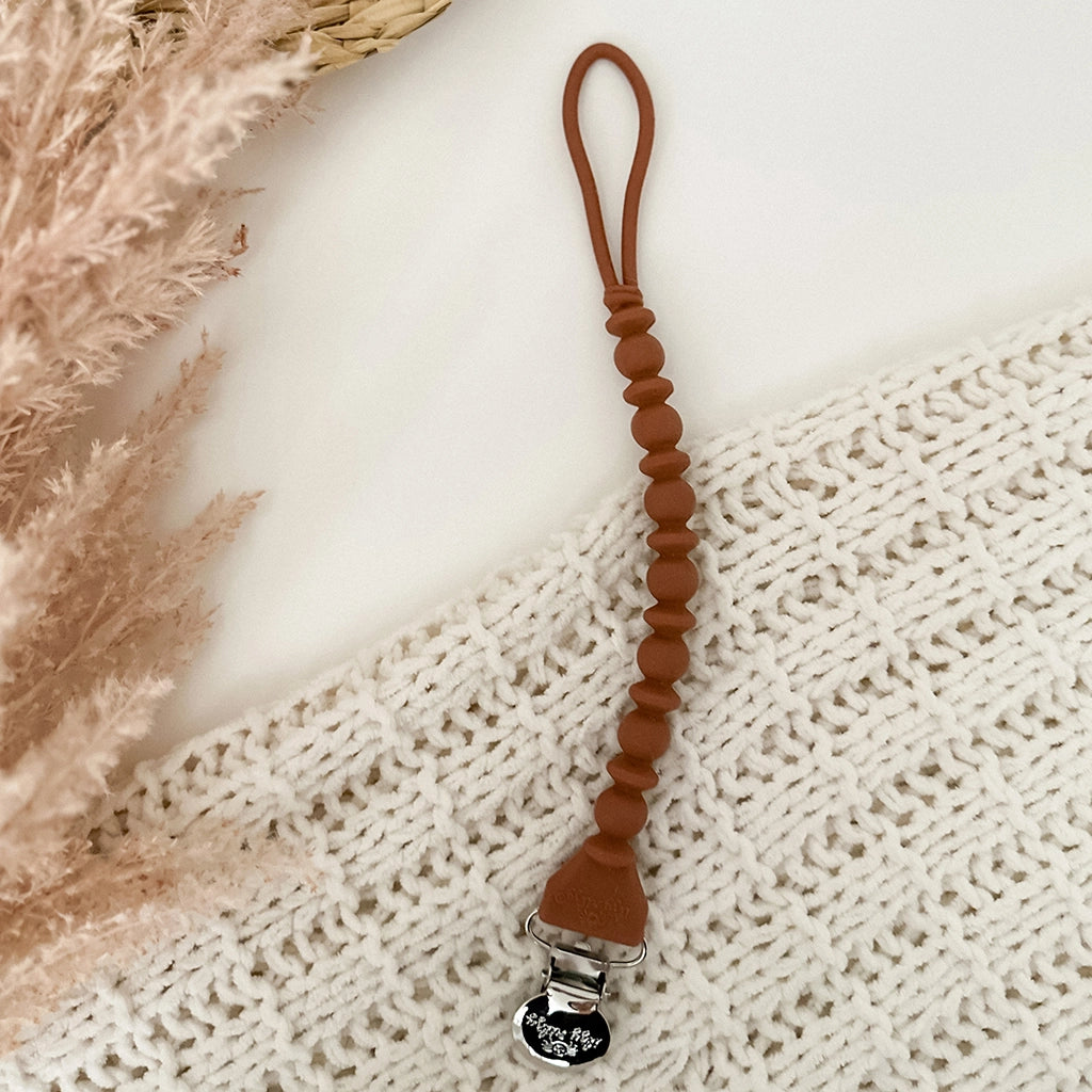 Sweetie Strap Silicone One-Piece Pacifier Clips