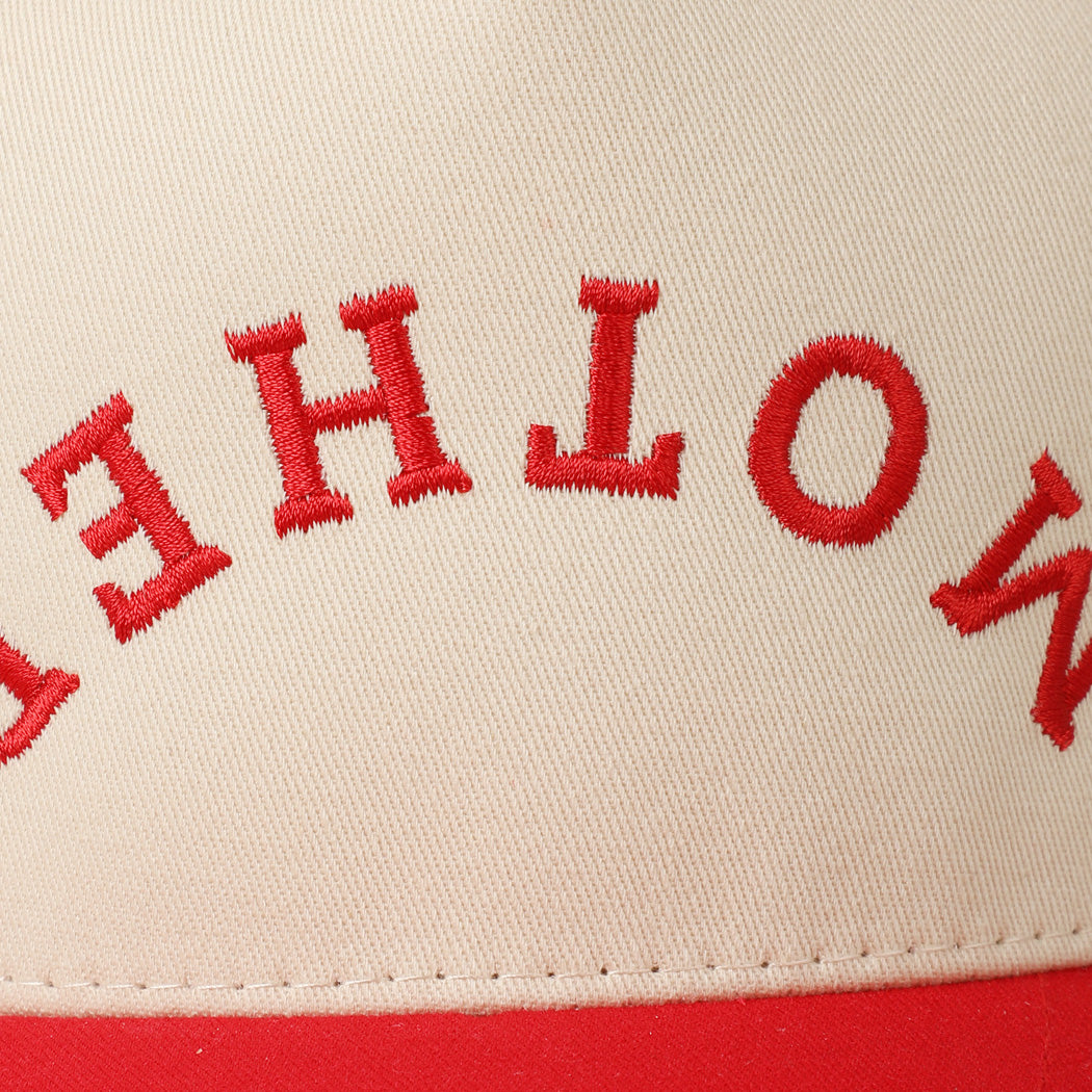 Mother Upside Down Lettering - Hat (Red)