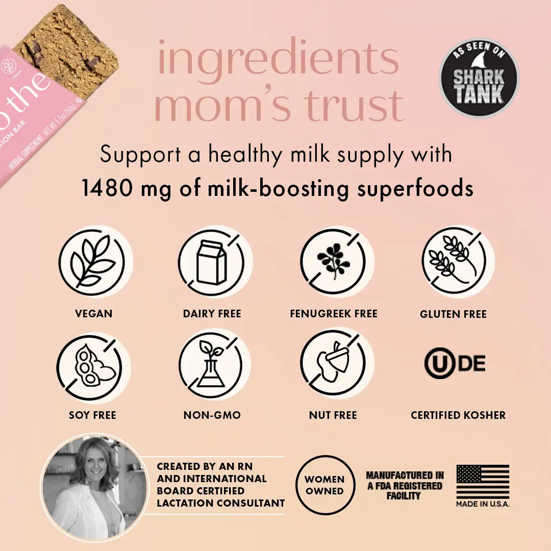 Boobie Bar Lactation Bars (Oatmeal Chocolate Chip)