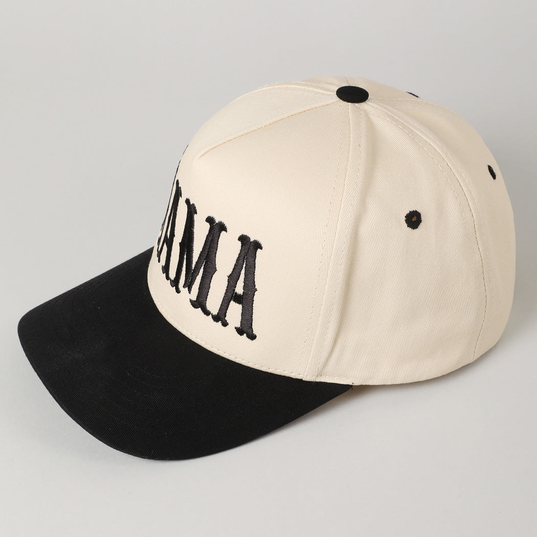 Mama Typographic - Hat (Black)