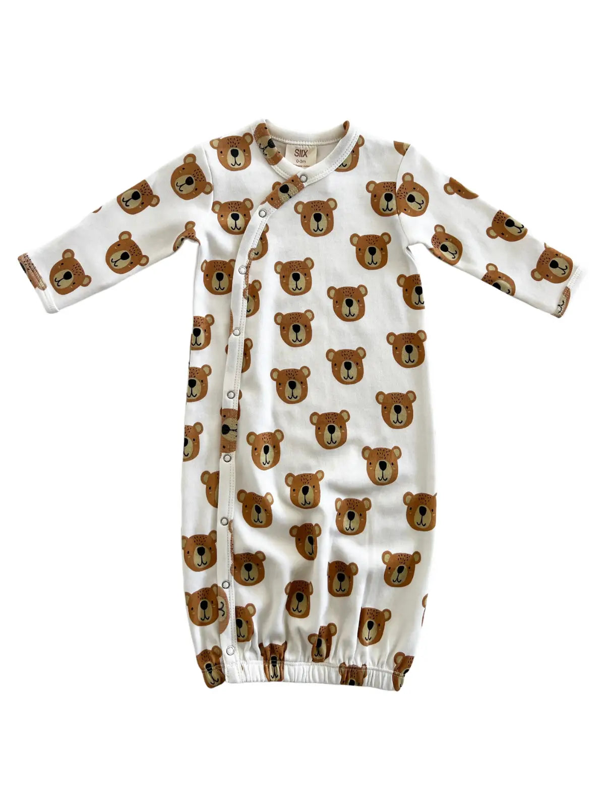 Siix Collection - Organic Sleeping Gown (Baby Bear)