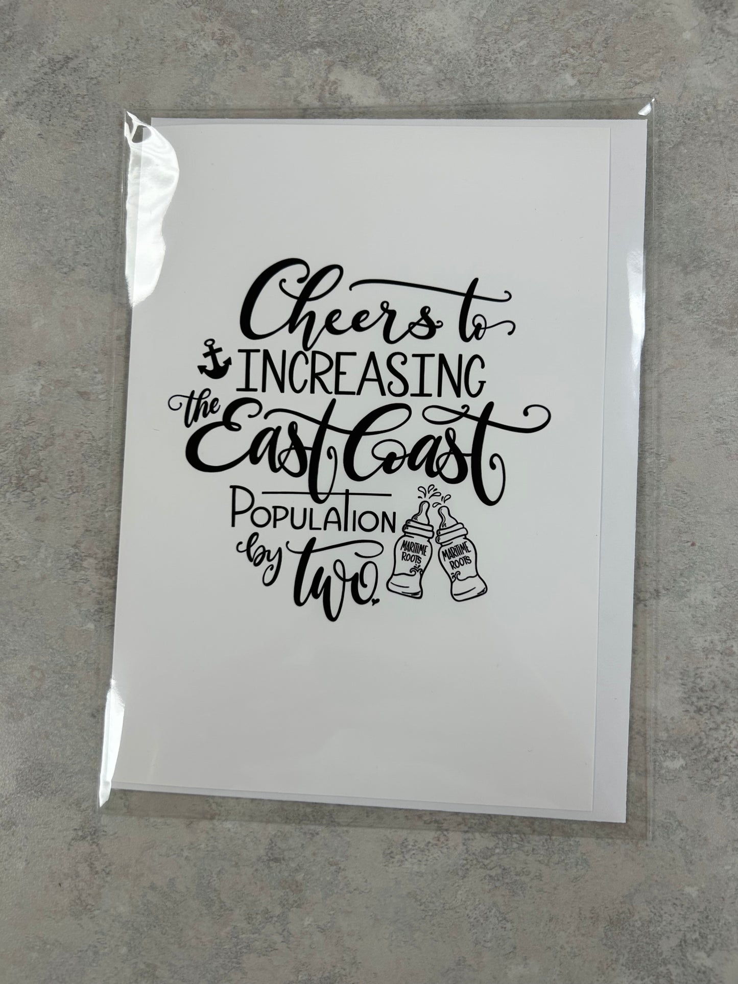 East Coast New Baby Card (twins)