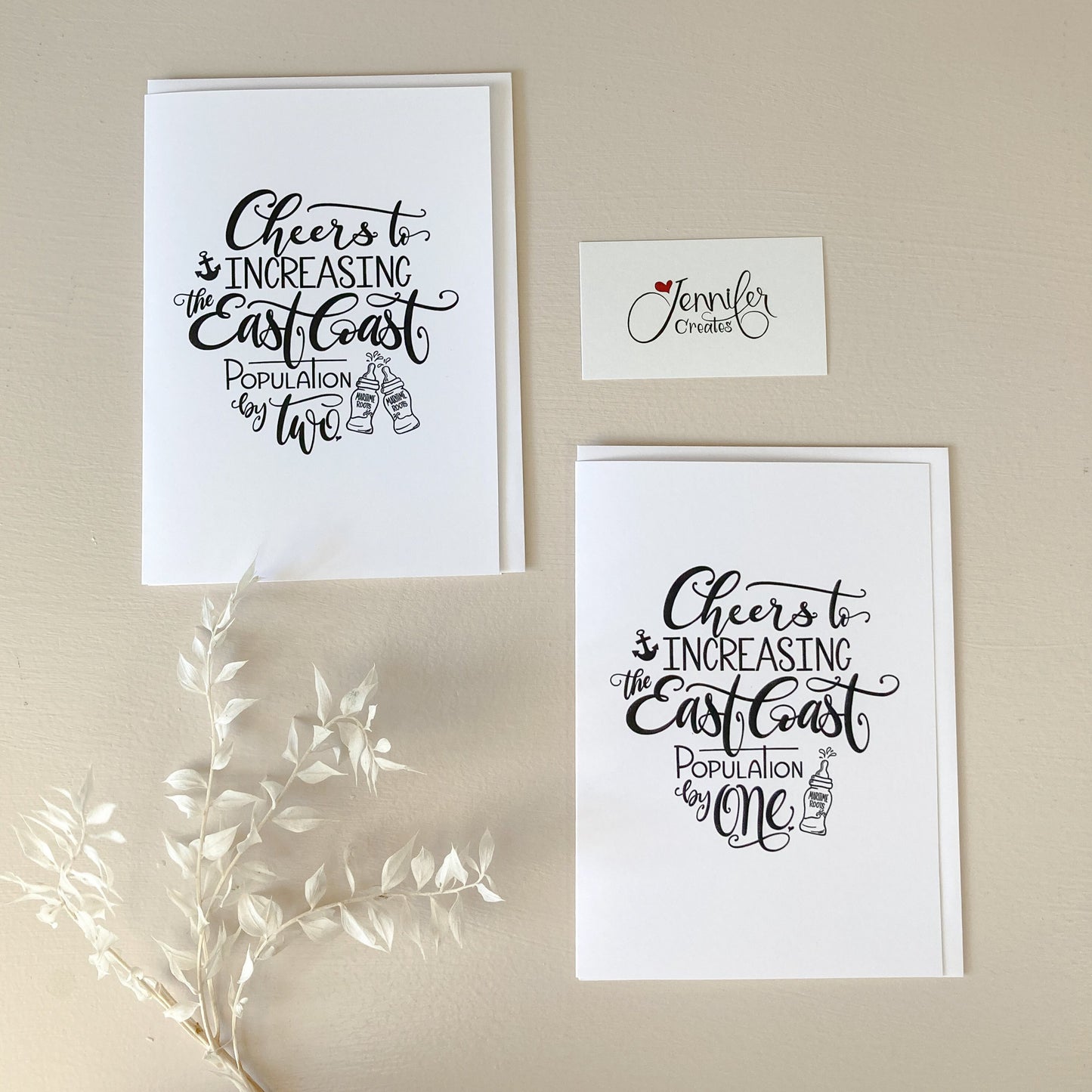 East Coast New Baby Card