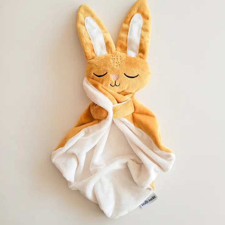 Veille Sur Toi -  Security Blanket - Lovey (Mustard Bunny)