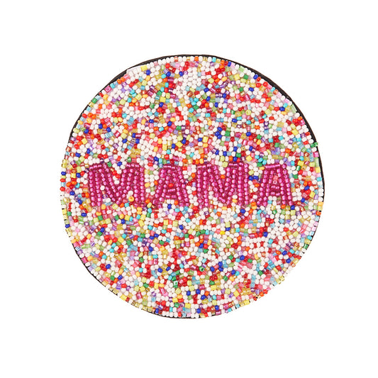 Mama Seed Beaded Coaster (Multicoloured)