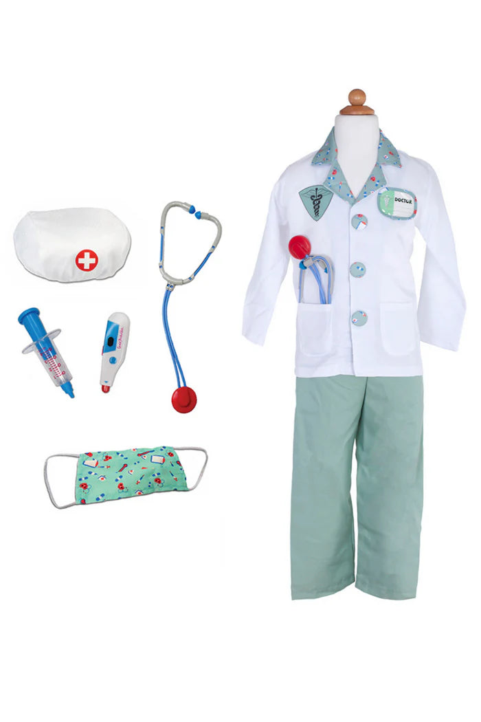 Great Pretenders - Green Doctor Set (Toddler + Little Kid Sizes)