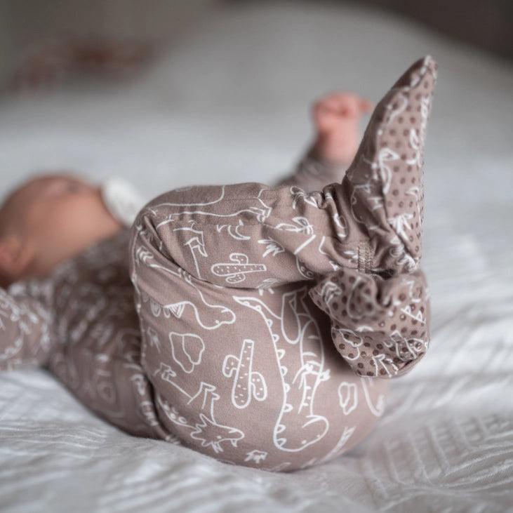 Pip + Phee - Bamboo Footed Sleeper (Neutral Dinos)