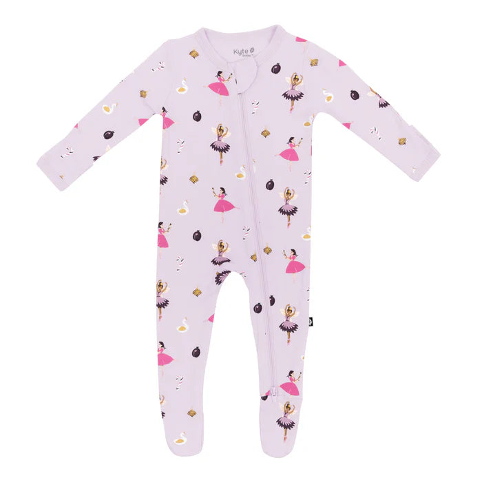 Kyte Baby - Bamboo Zippered Footie (Sugar Plum)