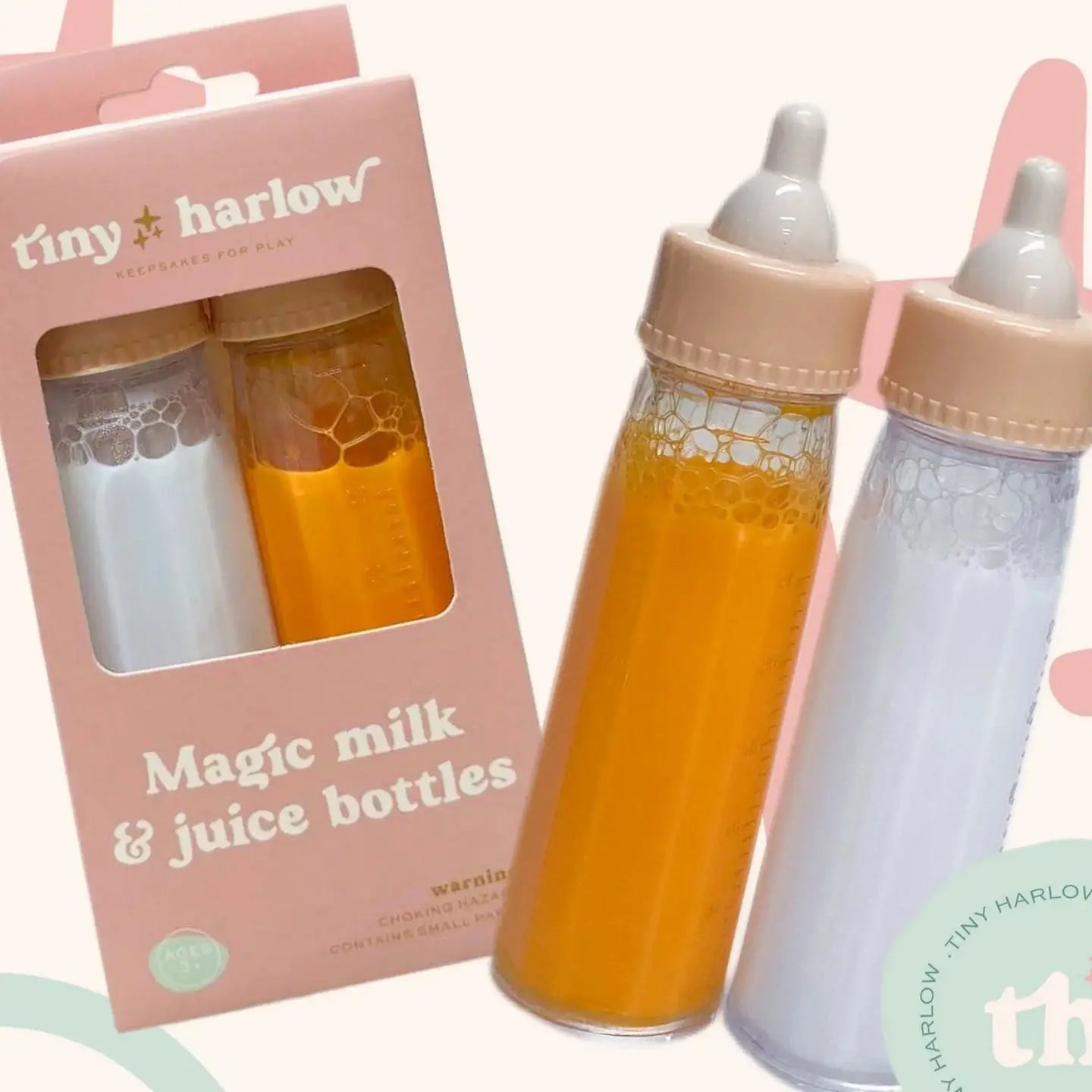 Tiny Harlow - Bottled Milk + Juice Set