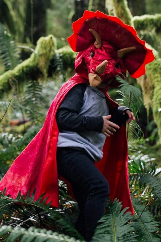 Great Pretenders - Triceratops Hooded Dinosaur Cape