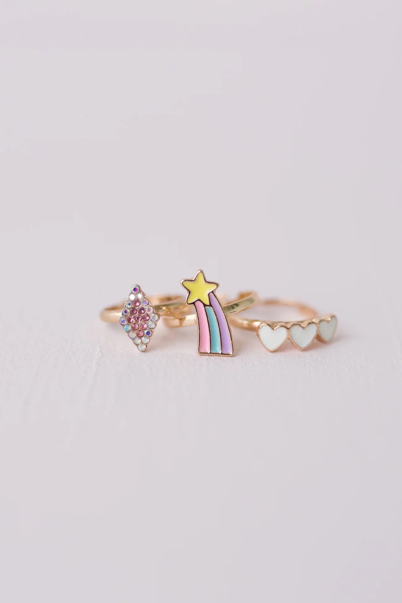 Boutique Heart Star Rings