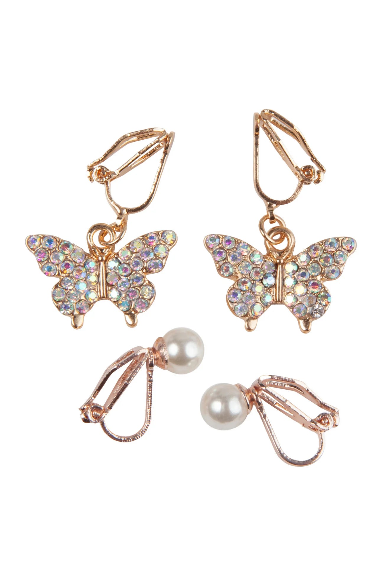 Boutique Butterfly Clip Earrings