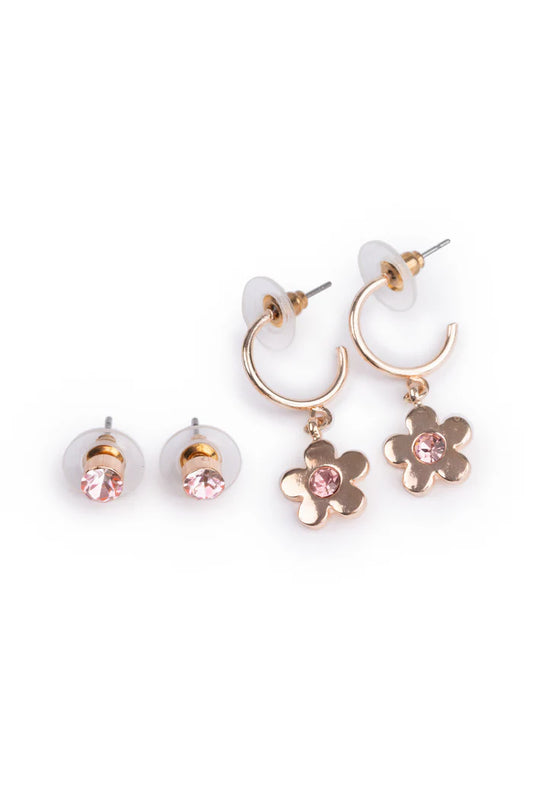 Great Pretenders - Boutique Chic Bejewelled Blooms Earrings