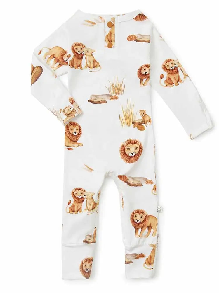 Snuggle Hunny - Organic Growsuit (Lion)