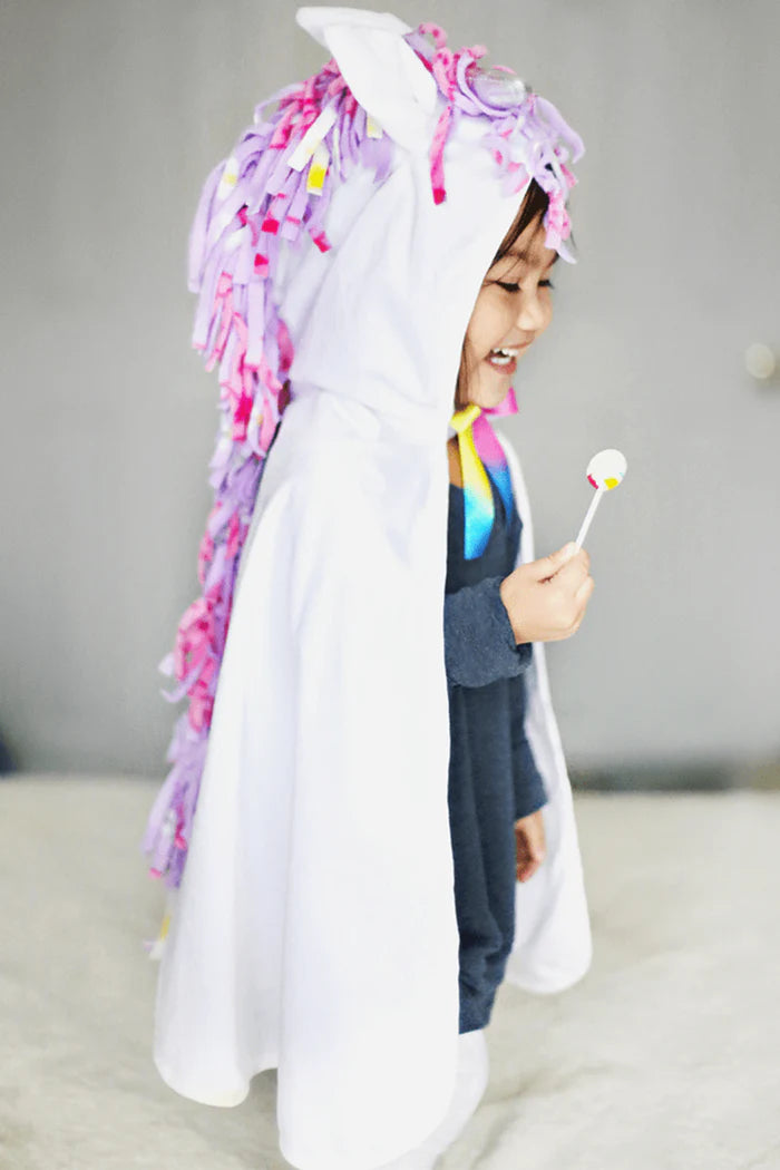 Great Pretenders - White Unicorn Toddler Cape