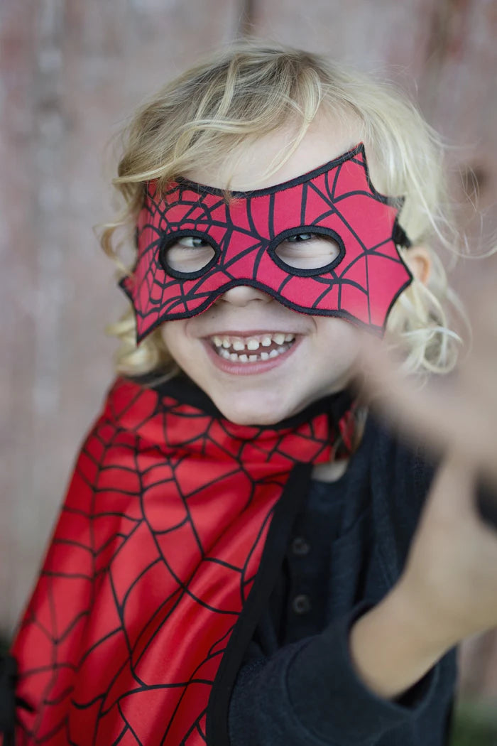 Great Pretenders - Reversible Spider Bat Cape and Mask