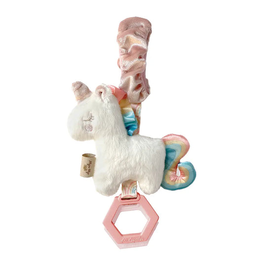 Itzy Friends Ritzy Jingle™ Attachable Travel Toy (Unicorn)