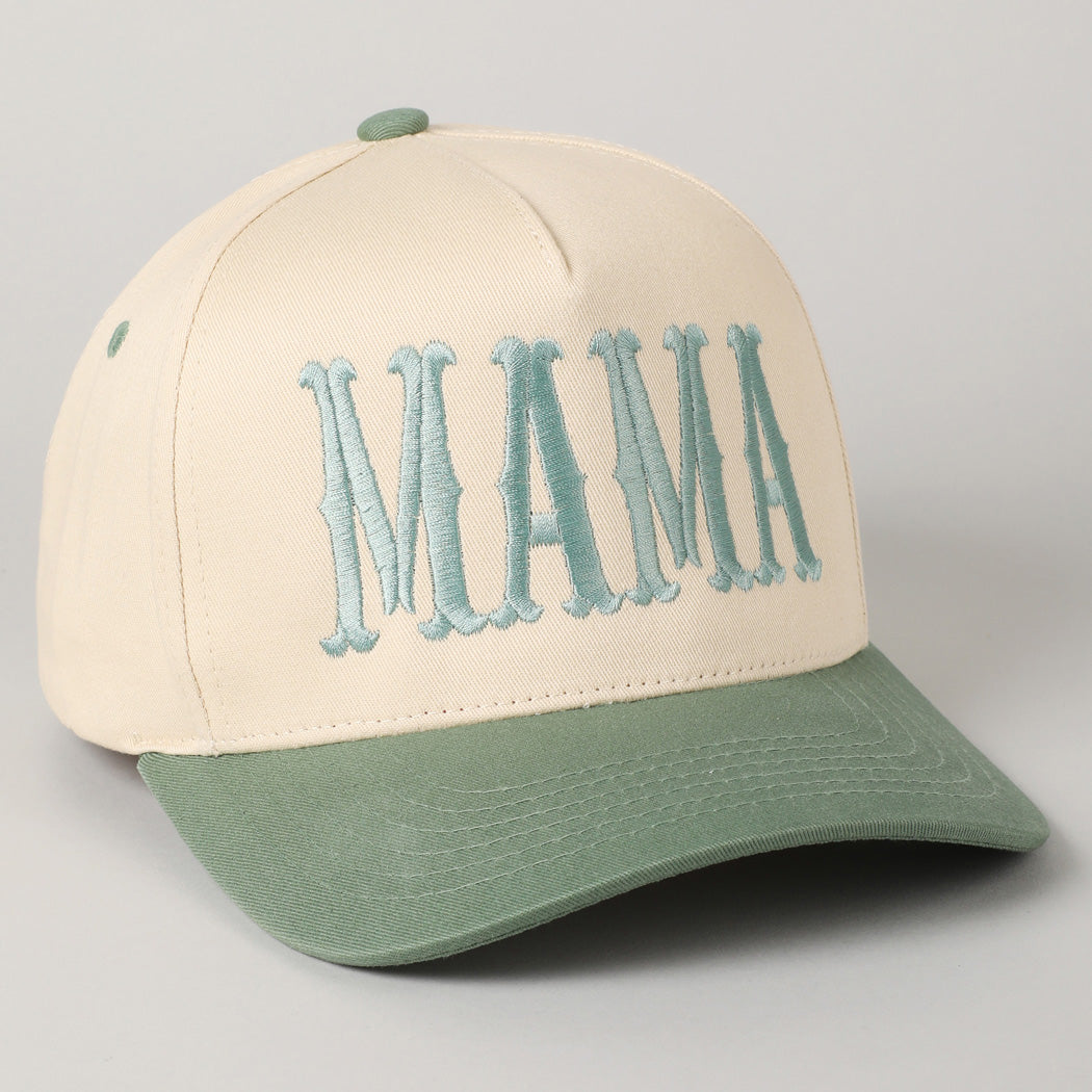 Mama Typographic - Hat (Sage)