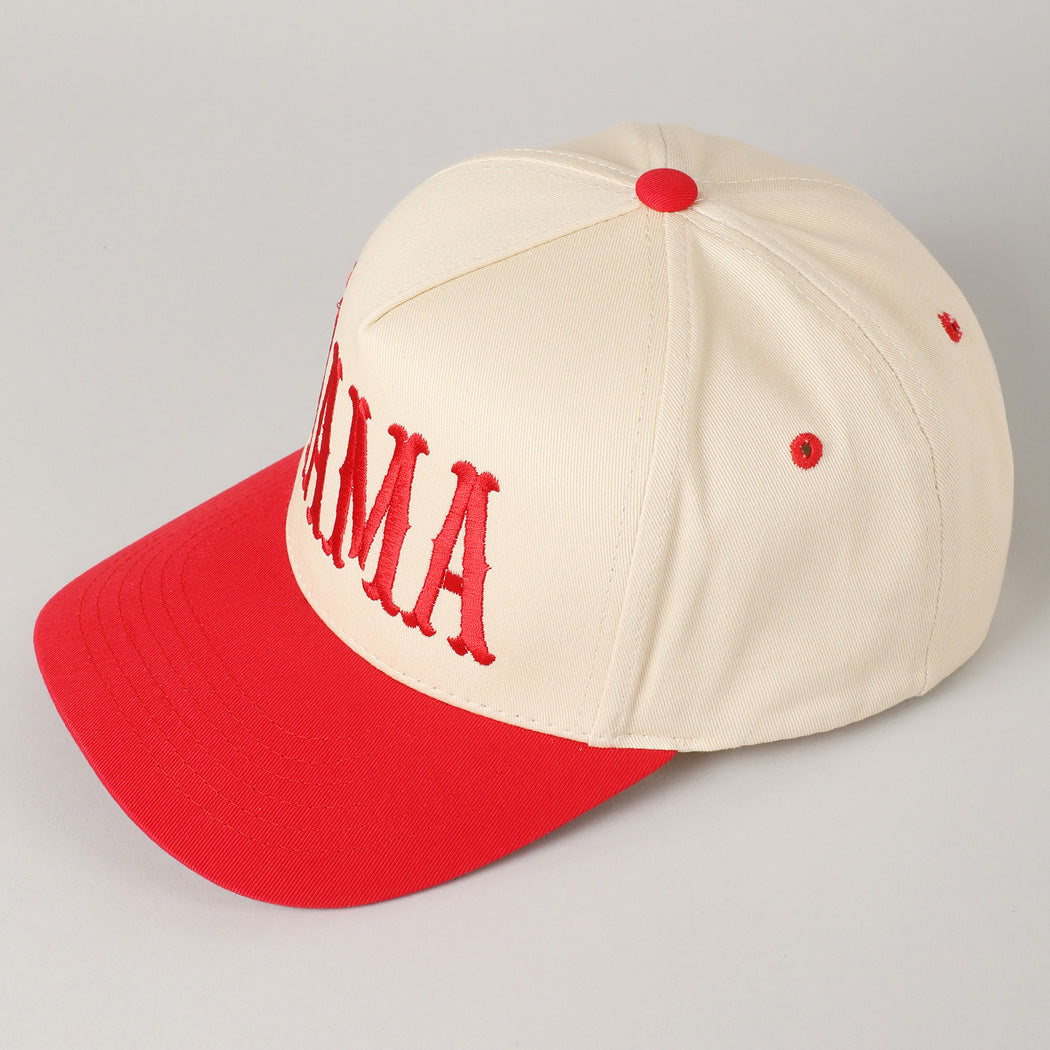 Mama Typographic - Hat (Red)