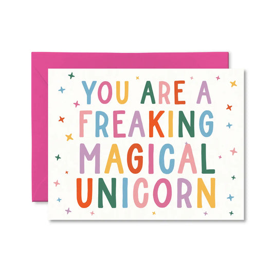 Freaking Magical Unicorn Card