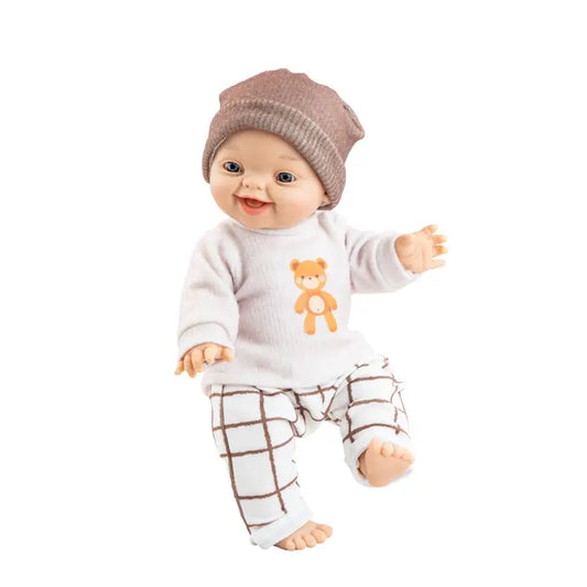 Paola Reina - Baby Gordis Doll - Teddy Bear Sweater and Pants - Sold in Box + Includes Outfit