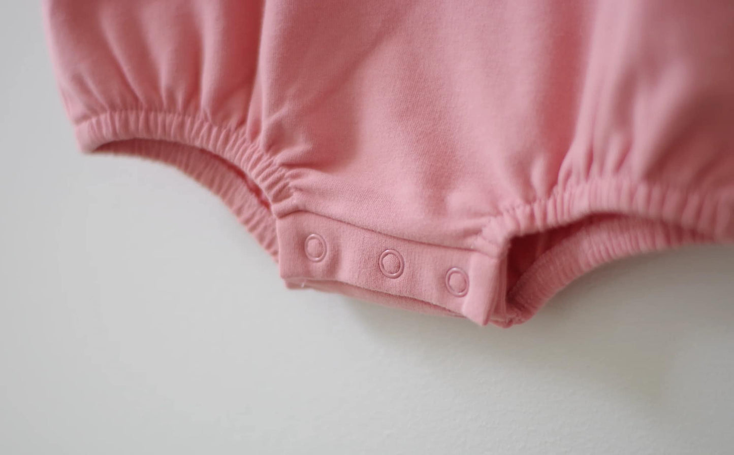 Sawyer + Sunny - Organic Cotton Bubble Romper (Bubble Gum Pink)