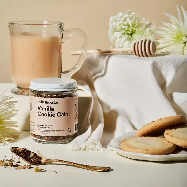 Lake & Oak Tea Co - Vanilla Cookie Calm - Superfood Tea Blend