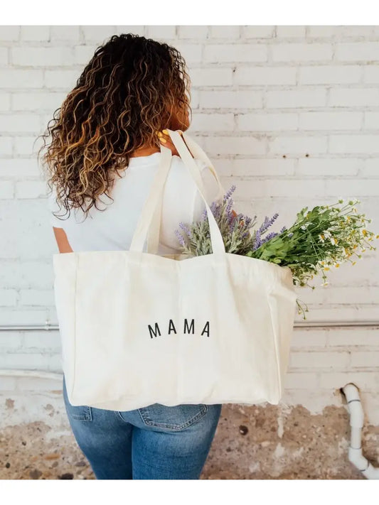 Sunflower Motherhood - Mama Canvas Tote Bag