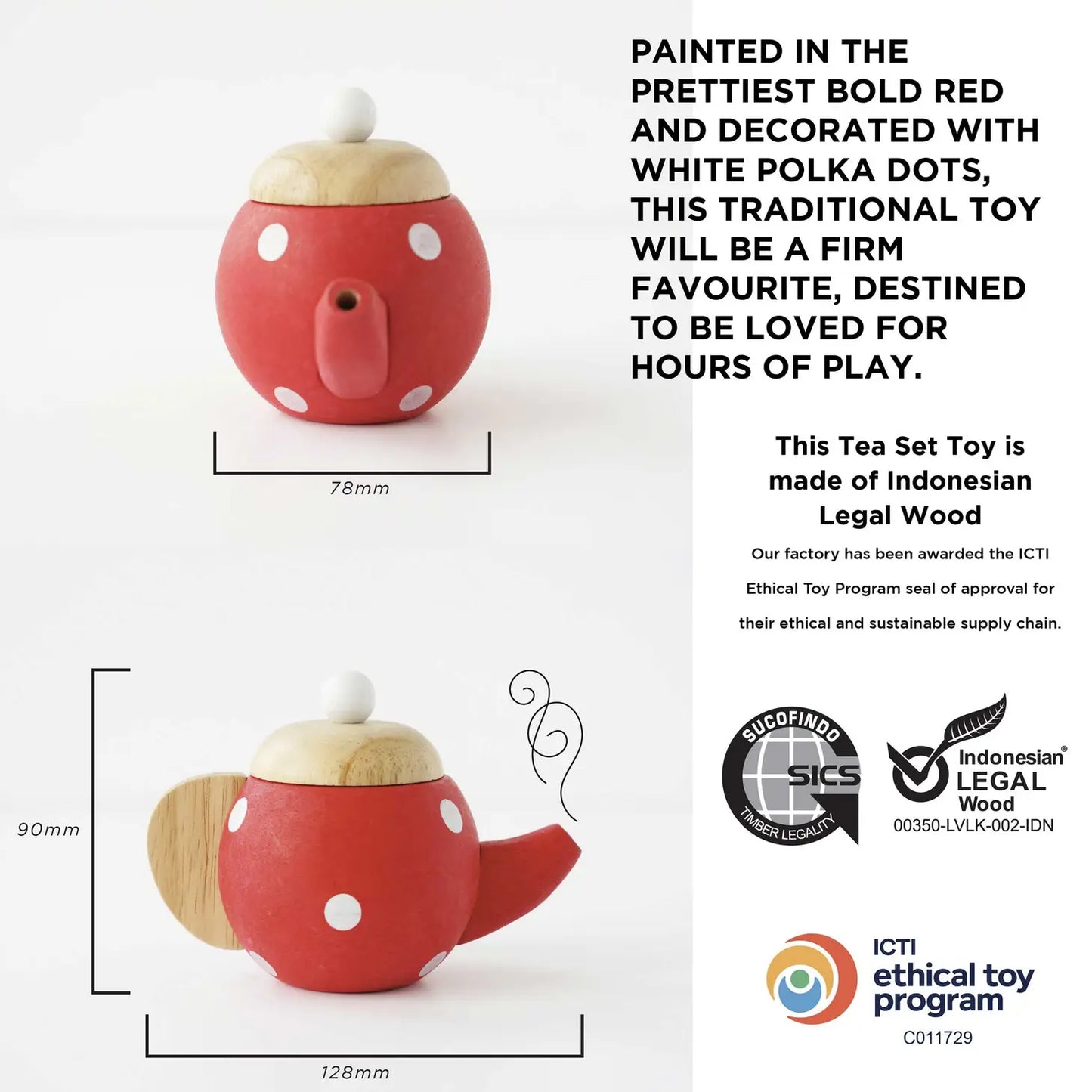 Le Toy Van - Wooden Honeybake Tea Set