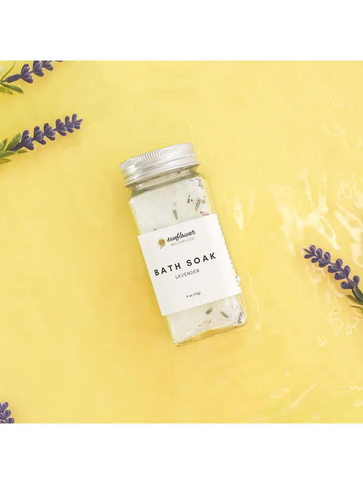 Sunflower Motherhood - Relaxing Lavender Epsom Bath Soak