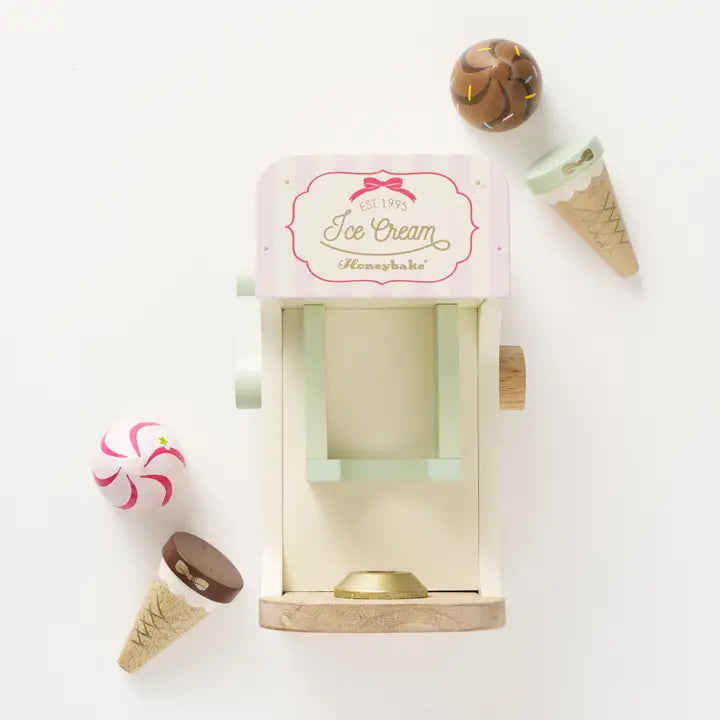 Le Toy Van - Wooden Ice Cream Machine and Play Food Cones