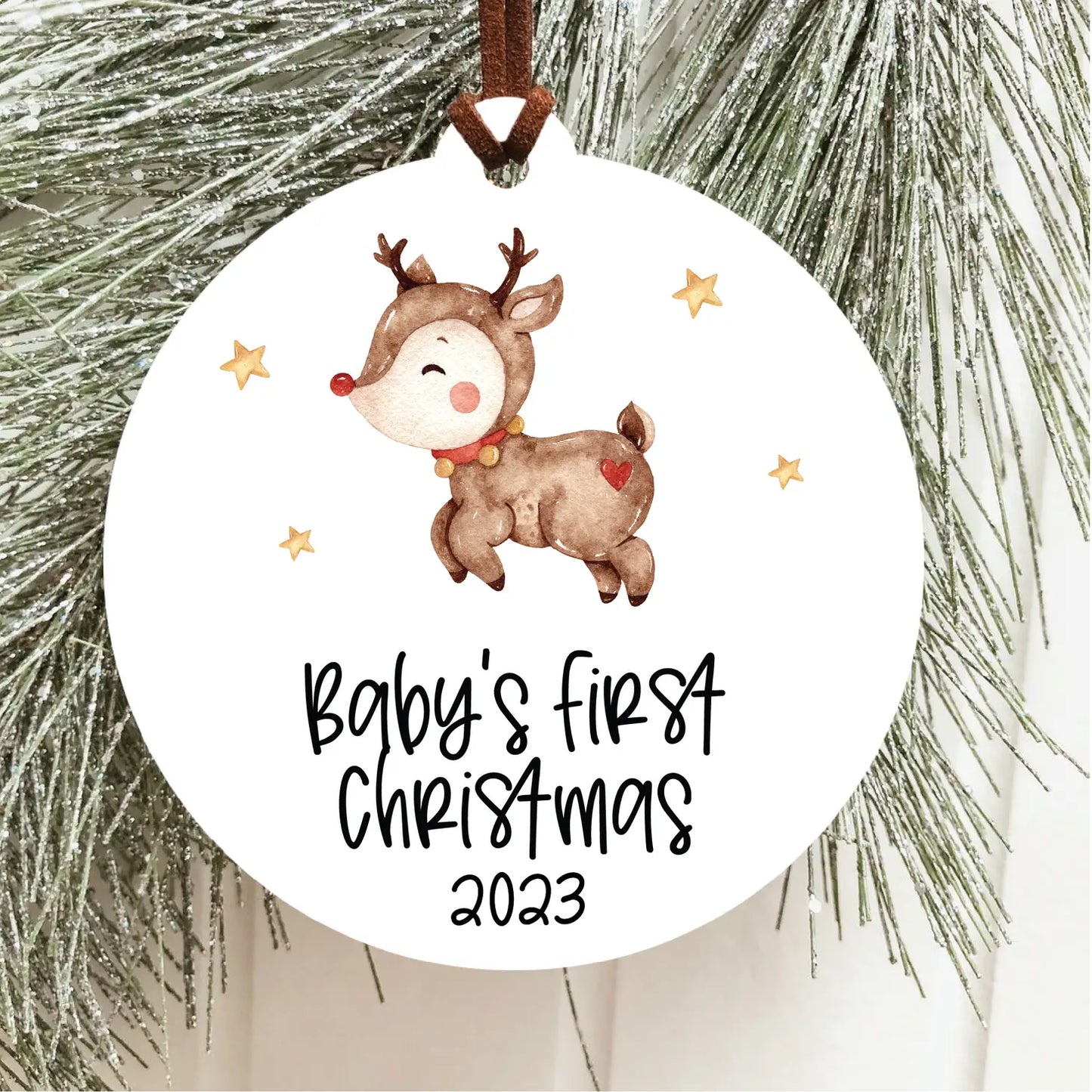 Baby's First Christmas (Reindeer)