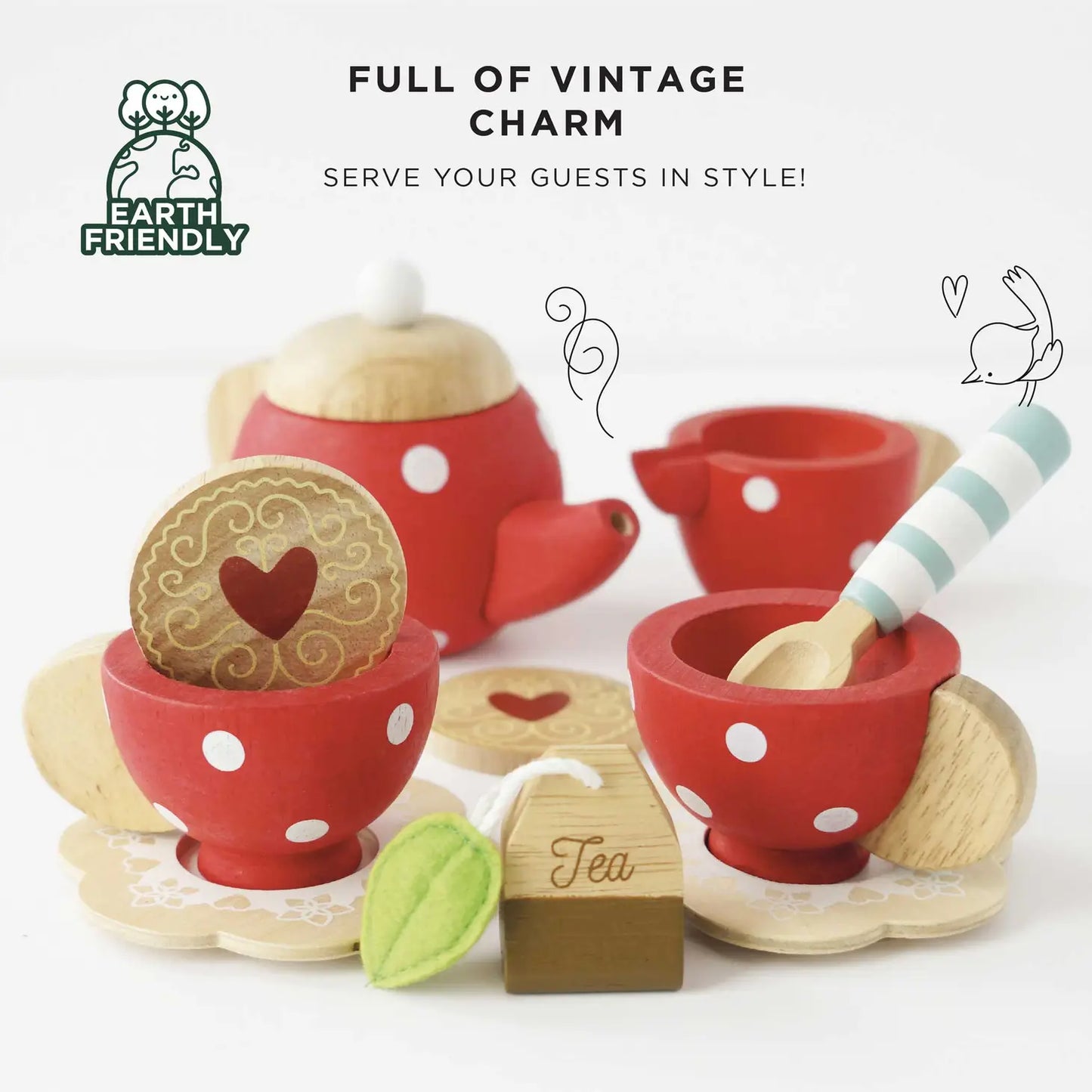 Le Toy Van - Wooden Honeybake Tea Set