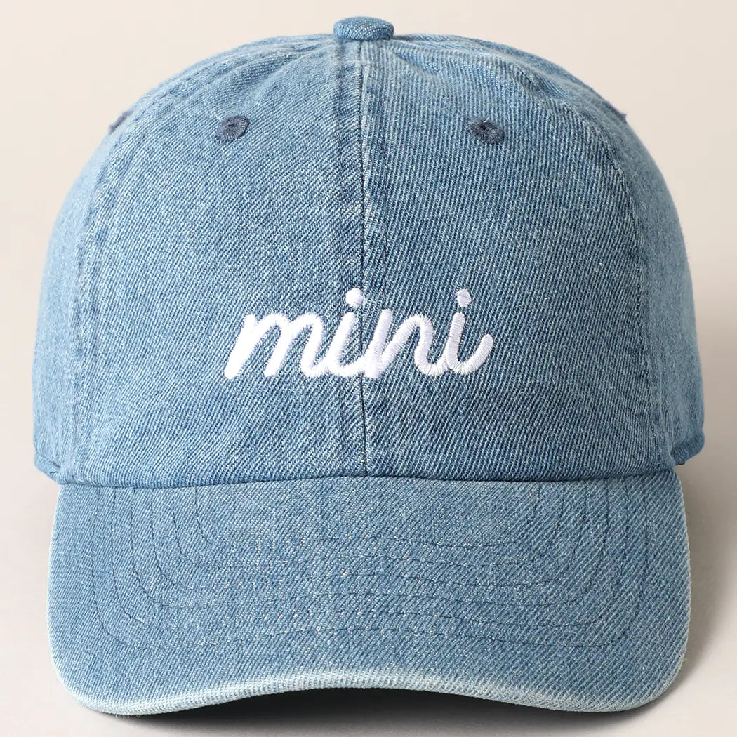 Mini Hat (Dark Denim)