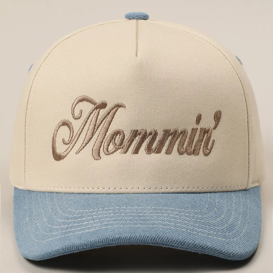 Mommin' - Hat (Light Denim)