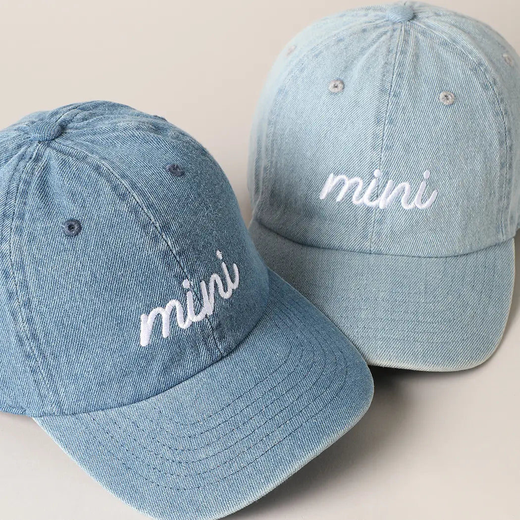 Mini Hat (Light Denim)