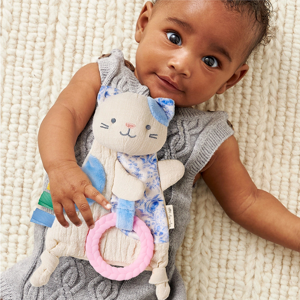 Itzy Ritzy - Bitzy Crinkle - Sensory Toy With Teether (Kitty)