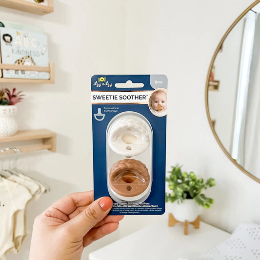 Sweetie Soother Pacifier Sets (Coconut + Toffee)