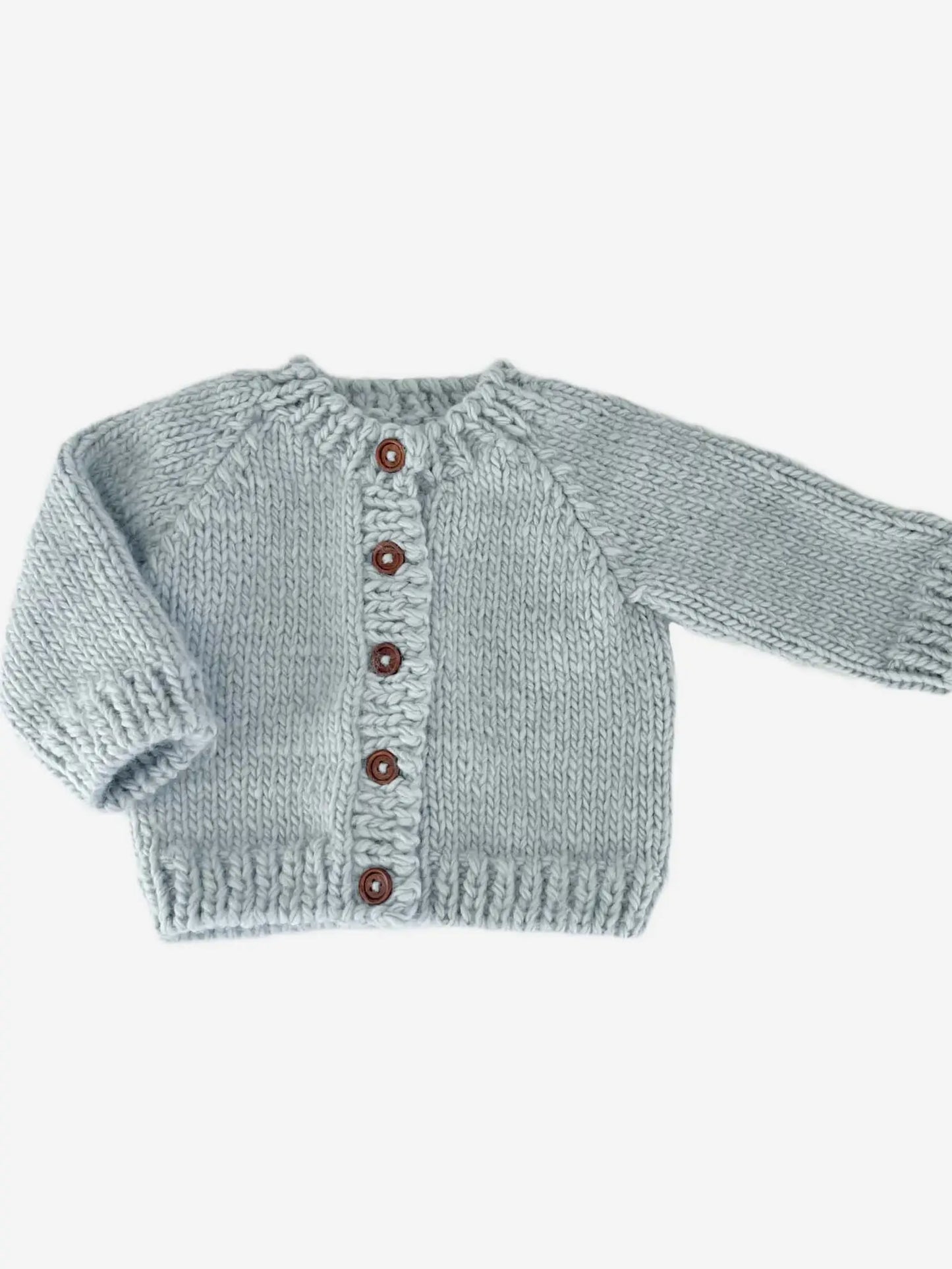 The Blueberry Hill - Classic Cardigan (Bowie Grey)