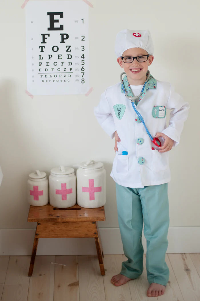 Great Pretenders - Green Doctor Set (Toddler + Little Kid Sizes)