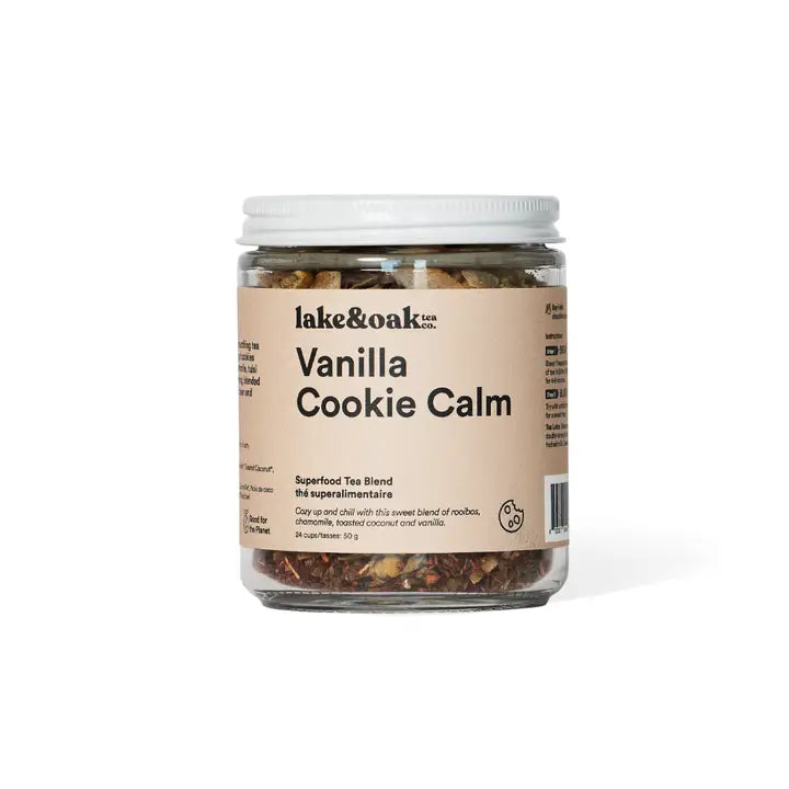 Lake & Oak Tea Co - Vanilla Cookie Calm - Superfood Tea Blend