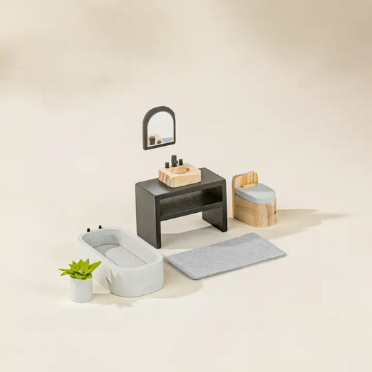 Coco Village - Wooden Doll House Bathroom Furniture & Accessories