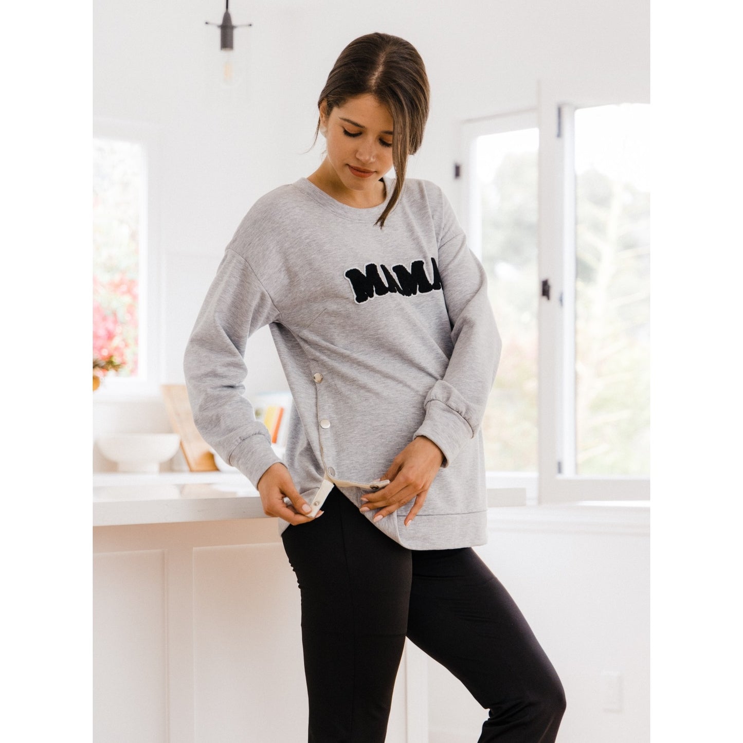 Mama Maternity + Nursing Sweater