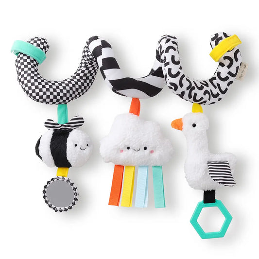 Itzy Ritzy - Spiral Car Seat Activity Toy (High Contrast)