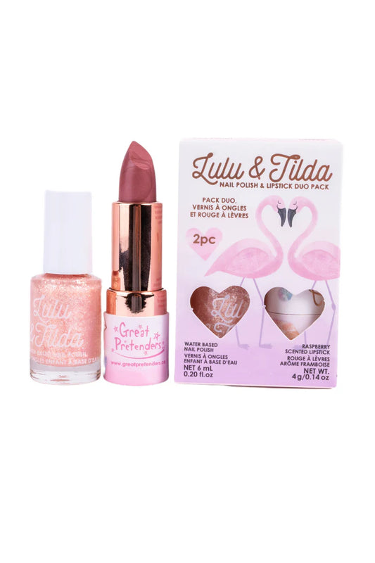 Great Pretenders - Pinky Promise Duo Nourishing Lipstick and Nail Polish Set