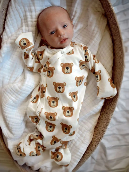 Siix Collection - Organic Sleeping Gown (Baby Bear)