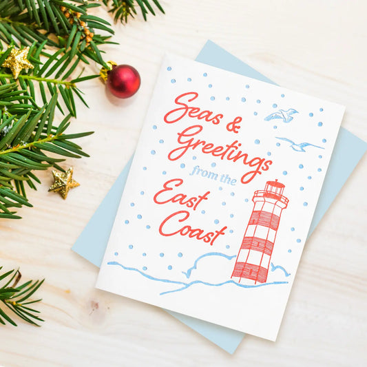 Seas & Greetings East Coast Card