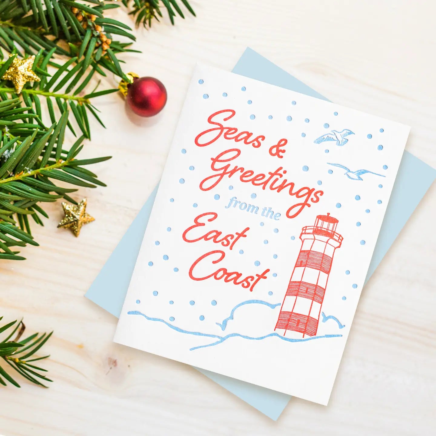 Seas & Greetings East Coast Card
