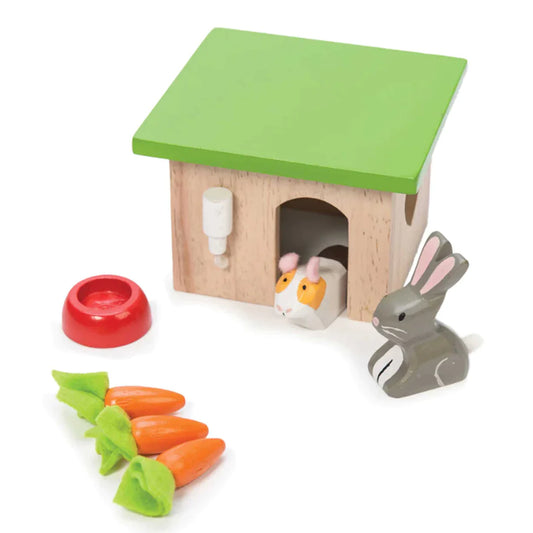 Le Toy Van - Wooden Bunny + Guinea Pet Animal Set