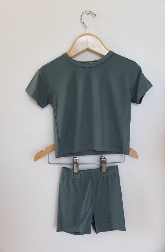 Sawyer + Sunny - Bamboo Short Set (Baltic)